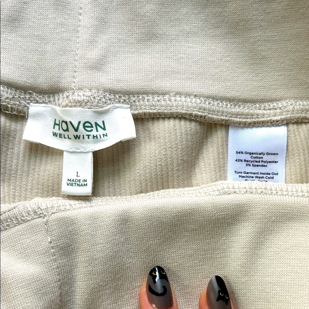 Haven Well Within Women's Cream Loungewear Set - Picture 4 of 6